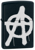 ZIPPO MORE ANARCHY - BLACK MATTE