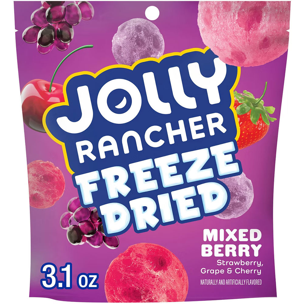 Jolly Rancher Freeze Dried Mixed Berry 3.1oz Bag