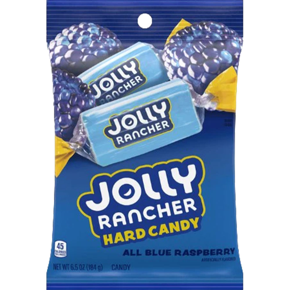Jolly Rancher All Blue Raspberry Hard Candy 6.5oz Bag