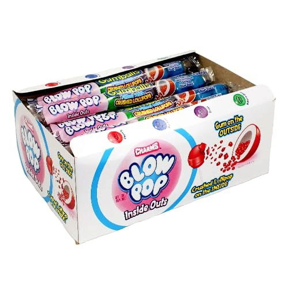 Blow Pop Inside Out 8 Ball Tube 24ct Box