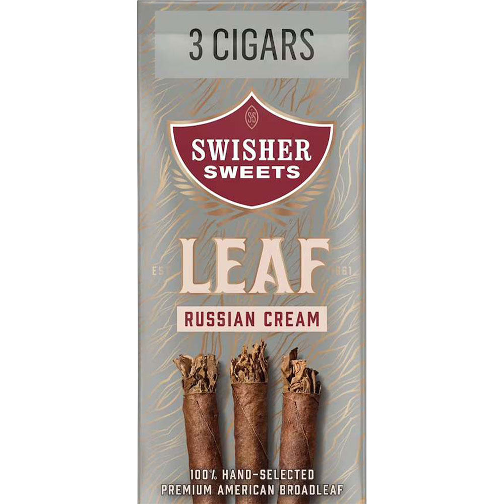 Swisher Sweets Leaf Cigars Russian Cream 10 Packs of 3 Pre Priced