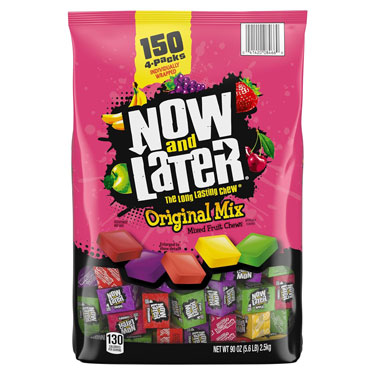Now and Later Fruit Chews Assorted 90oz Bag