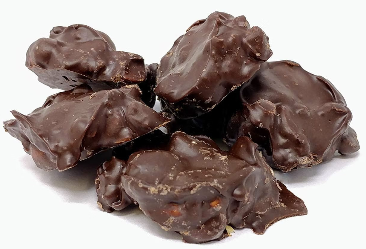 Zachary Dark Chocolate Caramel Peanut Clusters 1 Lb