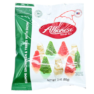 Worlds Best Christmas Snowmen and Trees with Snow 3oz Bag