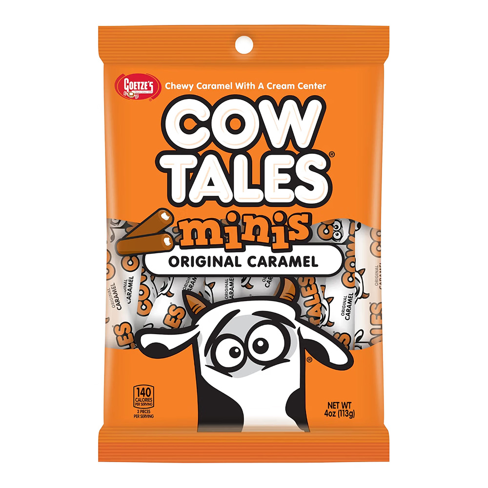 Goetze's Cow Tales Minis Vanilla 4oz Bag