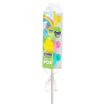 Peeps Easter Marshmallow Chicks Rainbow Pops 4ct
