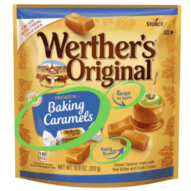 Werthers Original Fall Baking Caramels 10.8oz Bag