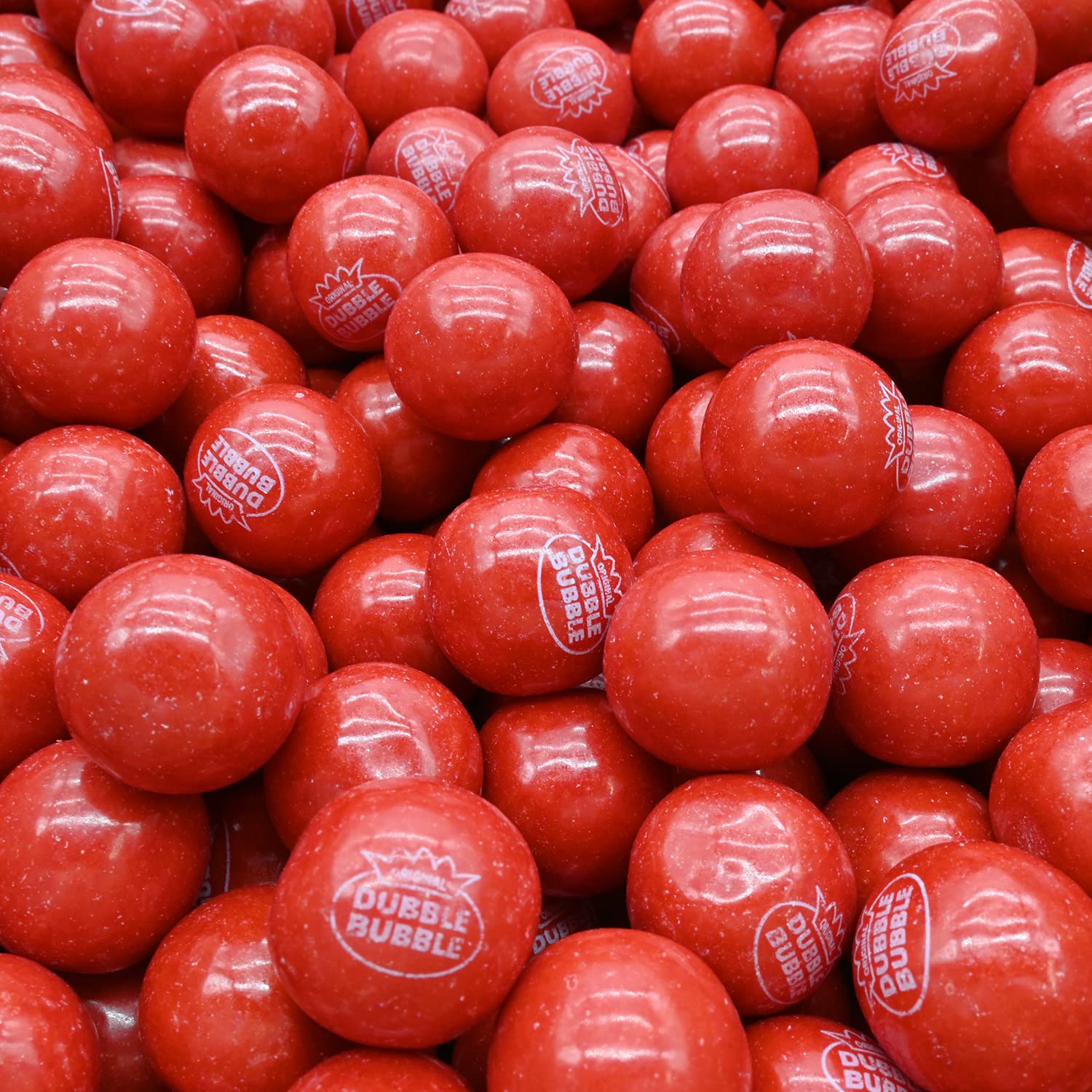 Dubble Bubble 1 Inch Gumballs Sweet Cherry 850 Count Case