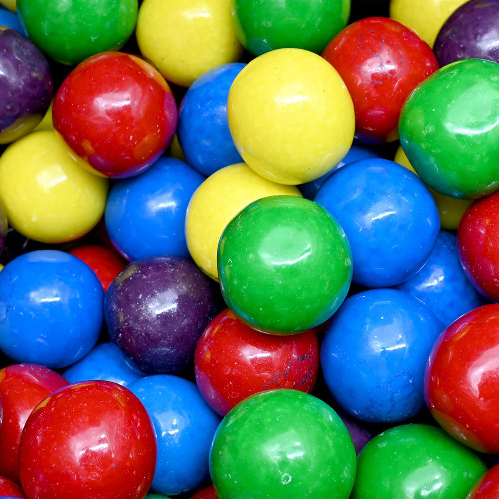 Dubble Bubble 1 Inch Charms Blow Pop Inside Outs Gumballs 850 Count Case