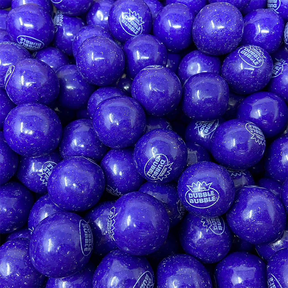 Dubble Bubble 1 Inch Gumballs Grape 850 Count Case