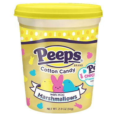 Thrive Easter Peeps Cotton Candy With Marbits 2.3oz Tub