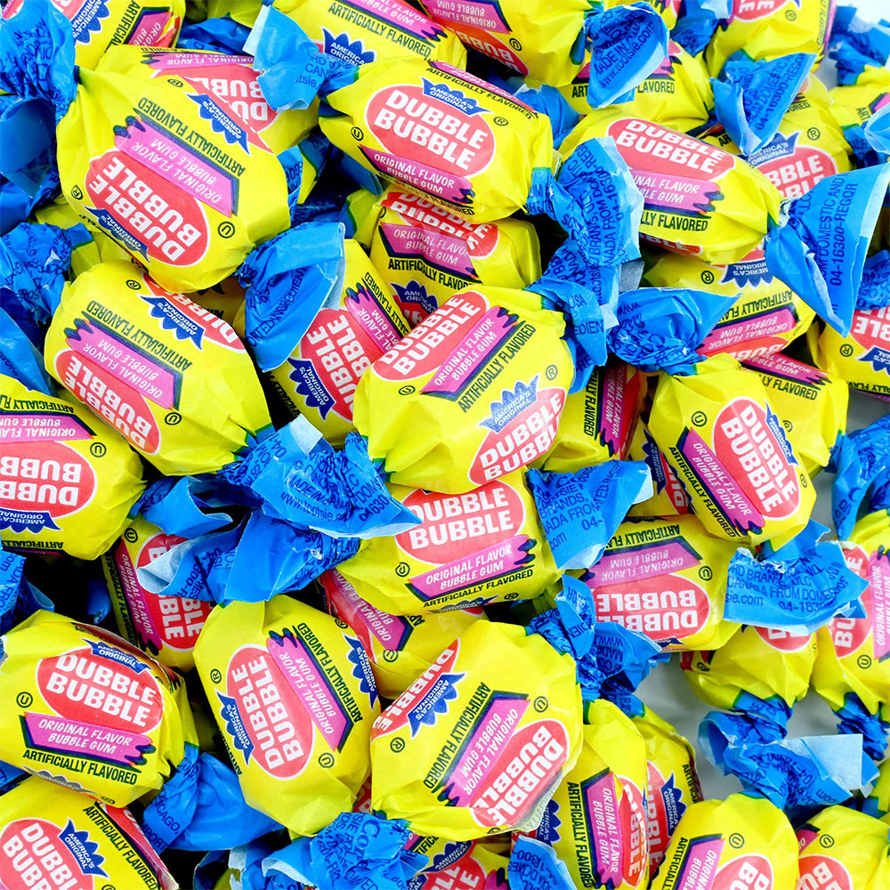Dubble Bubble Twist Wrapped Gum Original 5 lb