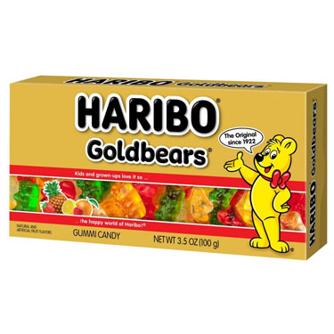 Haribo Goldbears 3.5oz Theater Box