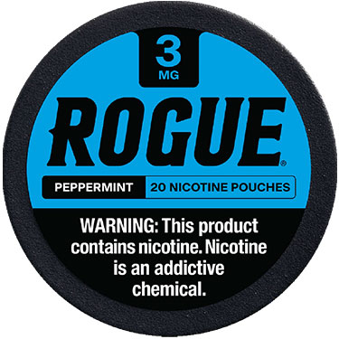 Rogue Nicotine Pouches Peppermint 3mg 5ct