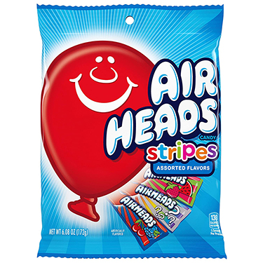 Airheads Mini Stripes Assorted Flavors 6oz Bag