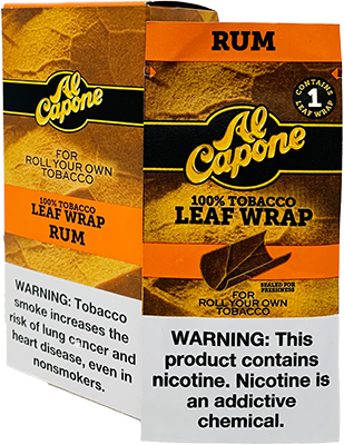 Al Capone Leaf Wrap Rum 12ct