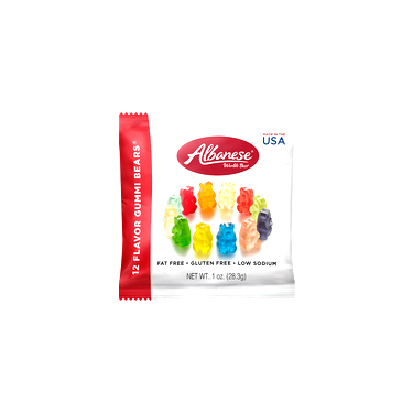 Albanese 12 Flavor Gummi Bears 1oz Bag