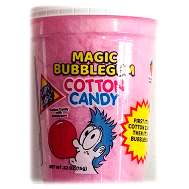Alberts Cotton Candy Bubble Gum Strawberry .53oz Tub