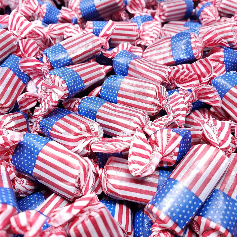 American Flag Tootsie Rolls 2Lb