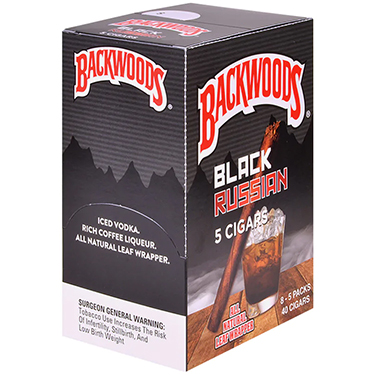 Backwoods Cigars Black Russian 8 Packs of 5