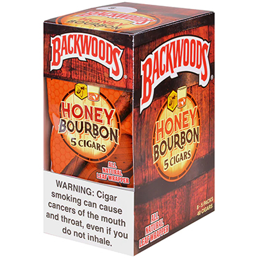 Backwoods Cigars Honey Bourbon 8 Packs of 5