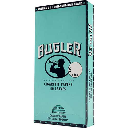Bugler Rolling Papers 25ct Box (50 Leaves)
