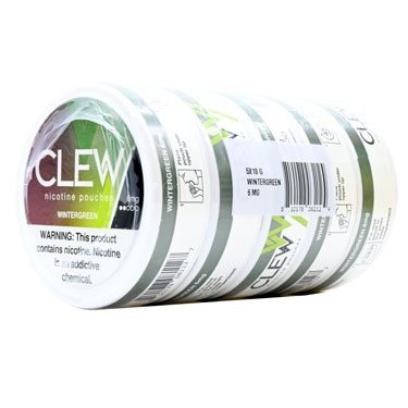 CLEW Nicotine Pouches Wintergreen 6mg 5ct