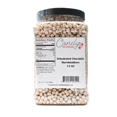Candy Retailer Dehydrated Chocolate Marshmallows 13oz