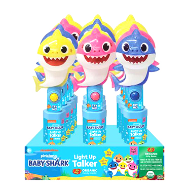 Candy Rific Baby Shark Light Up Talker 12ct Box