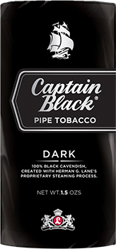 Captain Black Pipe Tobacco Dark 5 1.5oz Packs