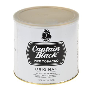 Captain Black Pipe Tobacco Original 12oz Can