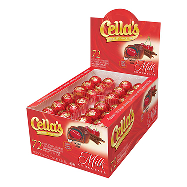 Cellas Chocolate Covered Cherries 72ct Box