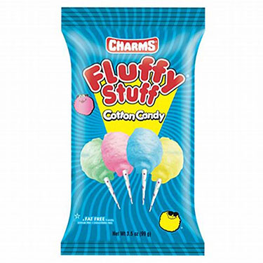 Charms Fluffy Stuff Cotton Candy 3.5oz Bag