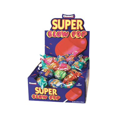Charms Super Blow Pop Assorted 48ct Box