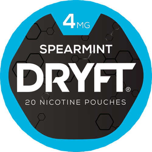 DRYFT Nicotine Pouches Spearmint 4mg 5ct