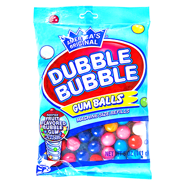 Dubble Bubble Assorted Bubble Gum 5oz Bag