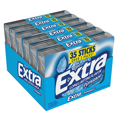 Extra Peppermint Mega Pack Sugar Free Gum 6ct Box