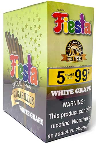 Fiesta Cigarillos White Grape 15ct