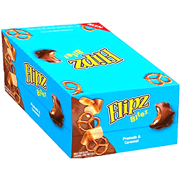 Flipz Clusters Pretzel and Caramel Bite Bars 24ct Box