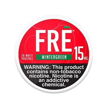 FRE Nicotine Pouches Wintergreen 15mg 5ct