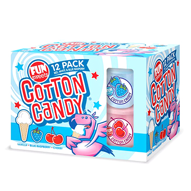 Fun Sweets Assorted Cotton Candy 12ct Box