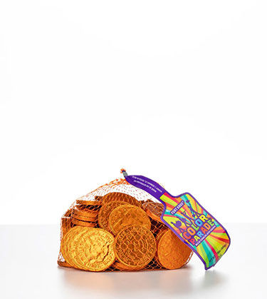 Fort Knox Orange Coins 1lb Net Bag