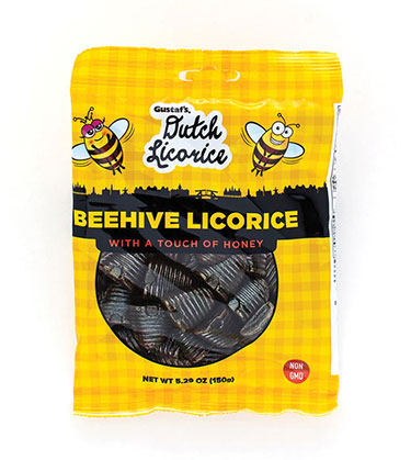 Gustafs Bee Hive Licorice 5.9oz Bag