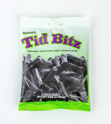 Gustafs Tidbitz Soft Licorice Bites 5.29oz Bag