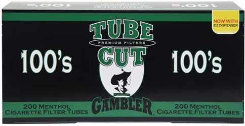 Gambler Menthol Cigarette Tubes