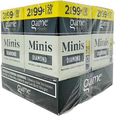 Game Minis Cigarillos Diamond 120ct