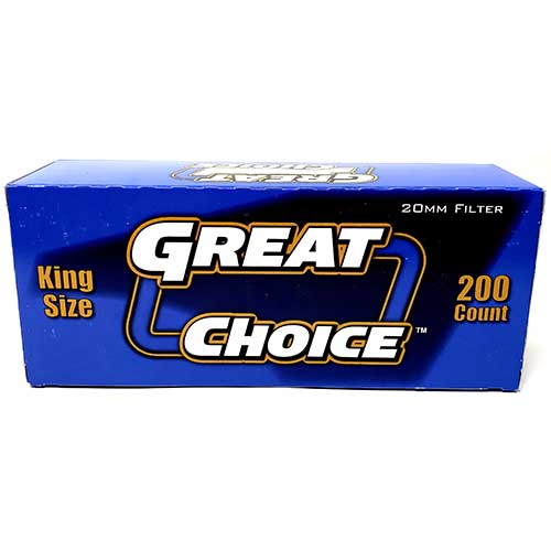 Great Choice Cigarette Tubes Smooth King Size