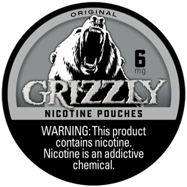 Grizzly Nicotine Pouches Original 6mg 5ct