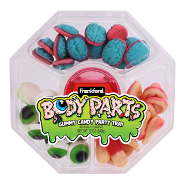 Halloween Gummy Body Parts Party Tray 12oz