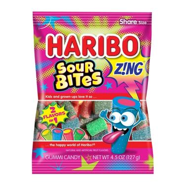 Haribo Zing Sour Bites 4.5oz Bag